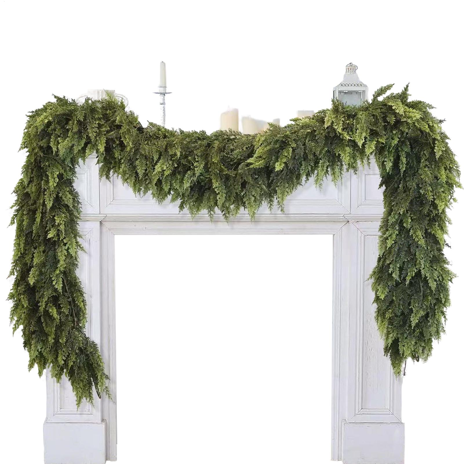 Christmas Wreath Fake - Искусственные рождественские гирлянды из зеленой сосны