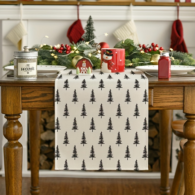Christmas Table Runner - Простая рождественская елка, дорожка для стола,