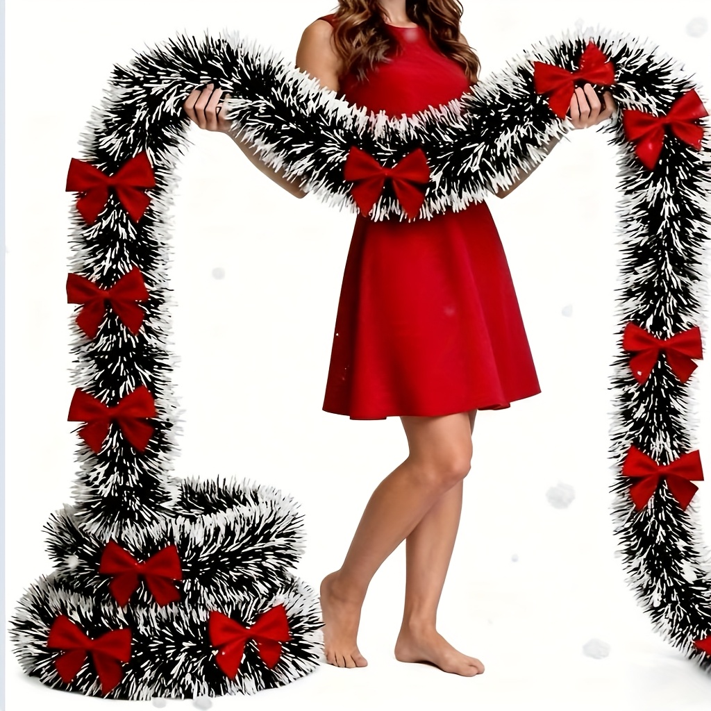 Tinsel Garland Decoration - Искусственная рождественская гирлянда, рождественские гирлянды с