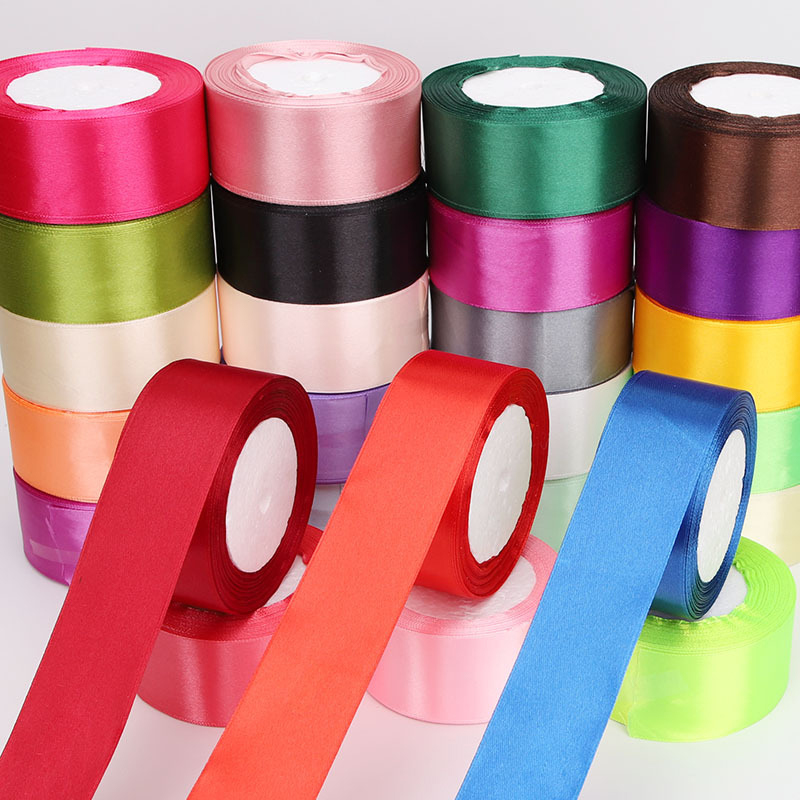 Ribbon Bow Gift - 1 рулон атласной ленты 4 см,