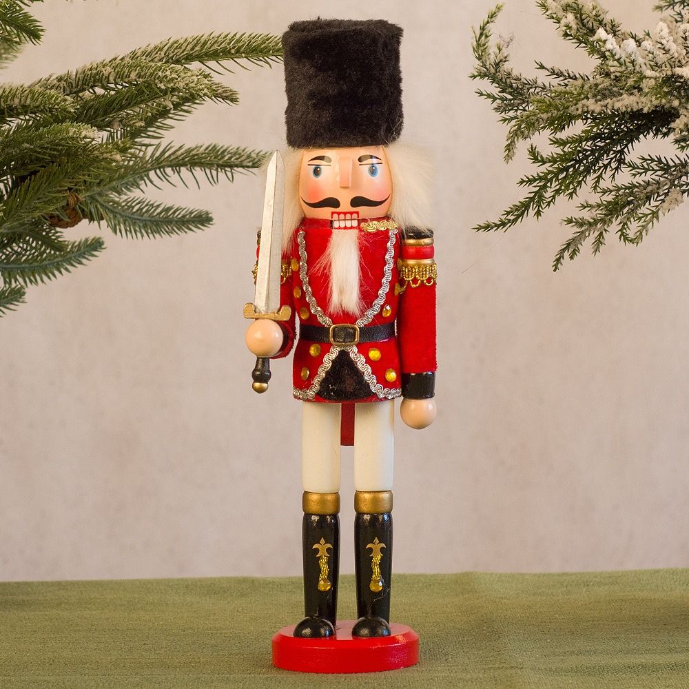 Nutcracker Figurine - С Рождеством Винтаж Рождественский Щелкунчик Ремесло