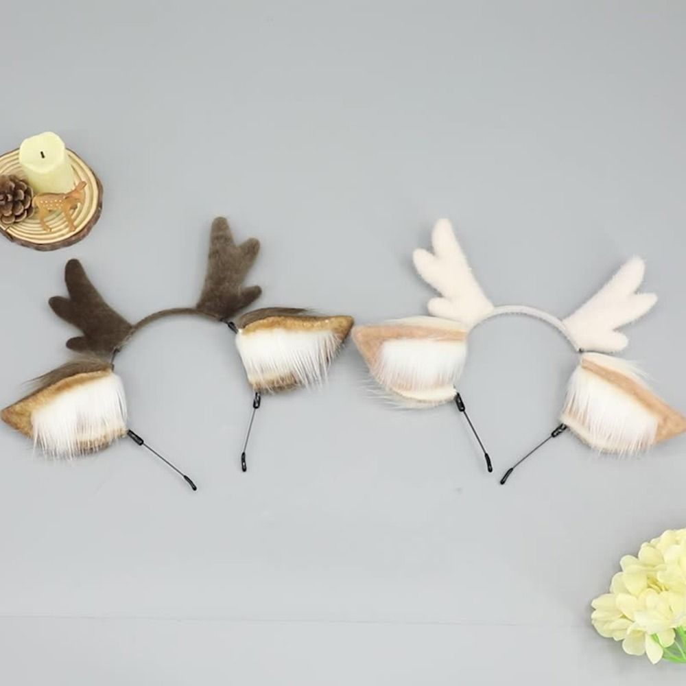 Reindeer Antlers Headband - Оленьи уши, повязка на голову с