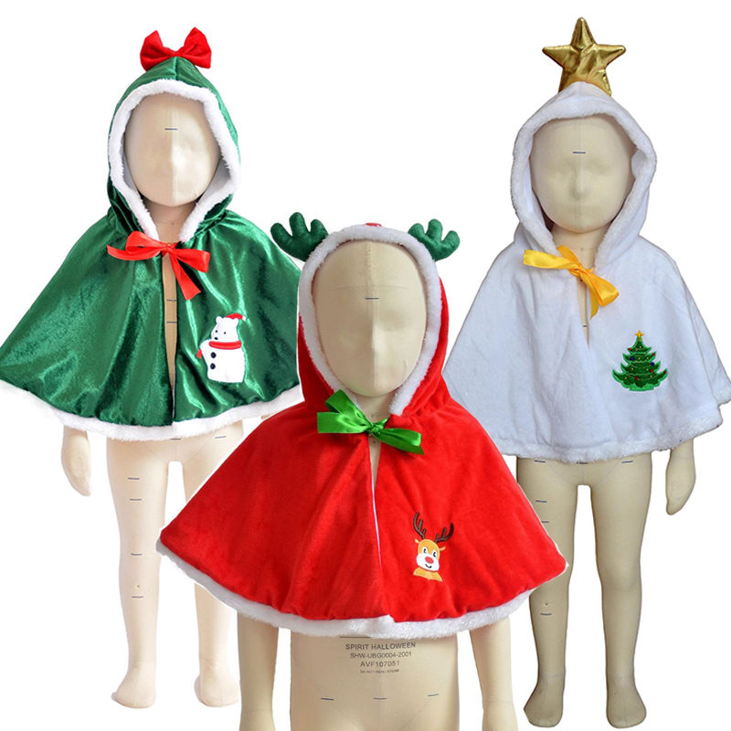 Рождественское пончо с капюшон – обзор и цена Elf Costume Christmas