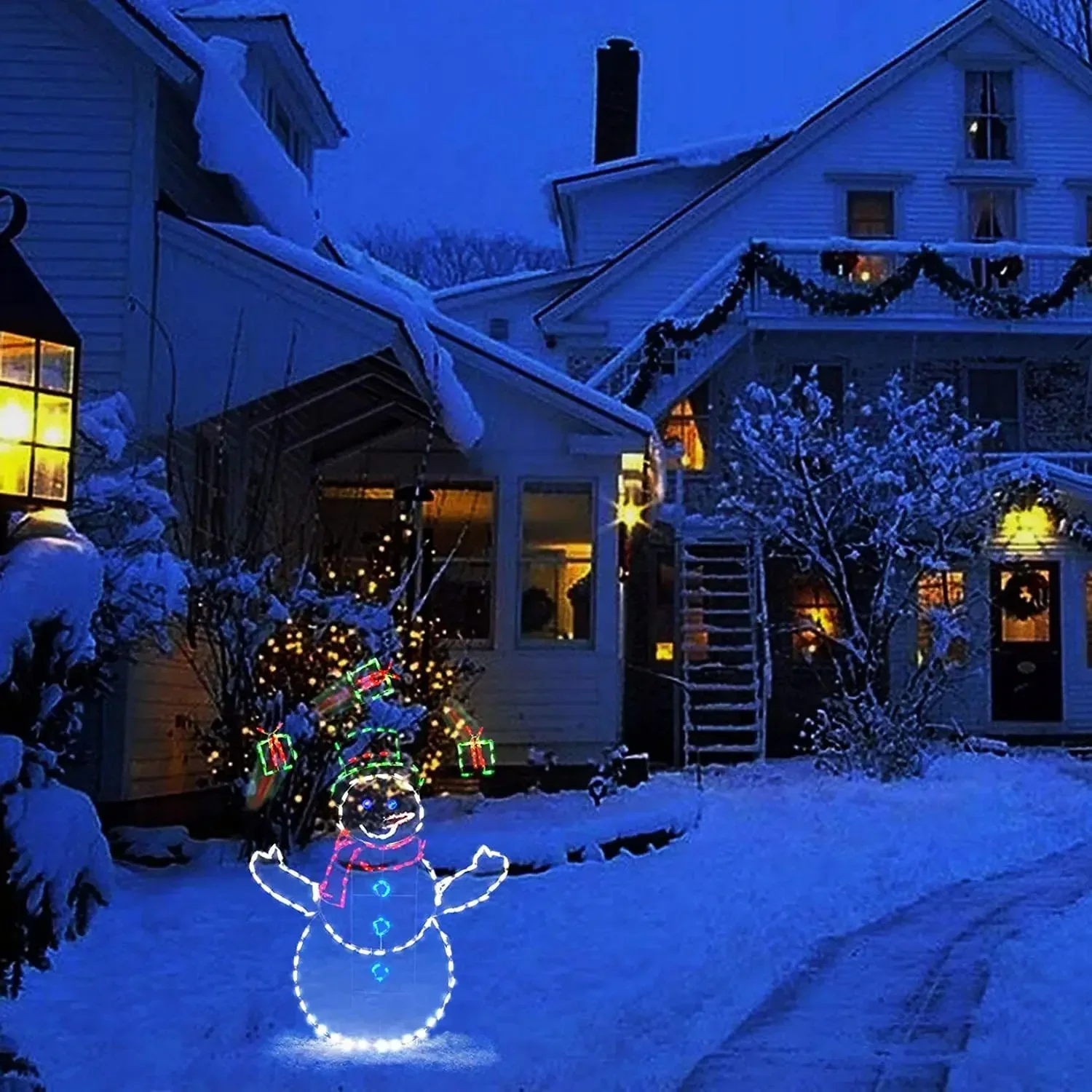 Анимированный снежный светильн – обзор и цена Christmas Lights Outdoor