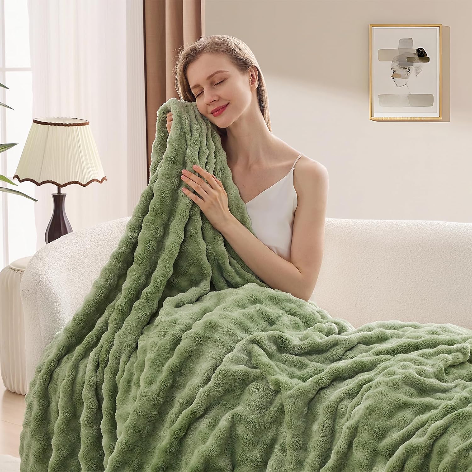 Флисовое одеяло Sage Green Bub – обзор и цена Christmas Throw Blanket