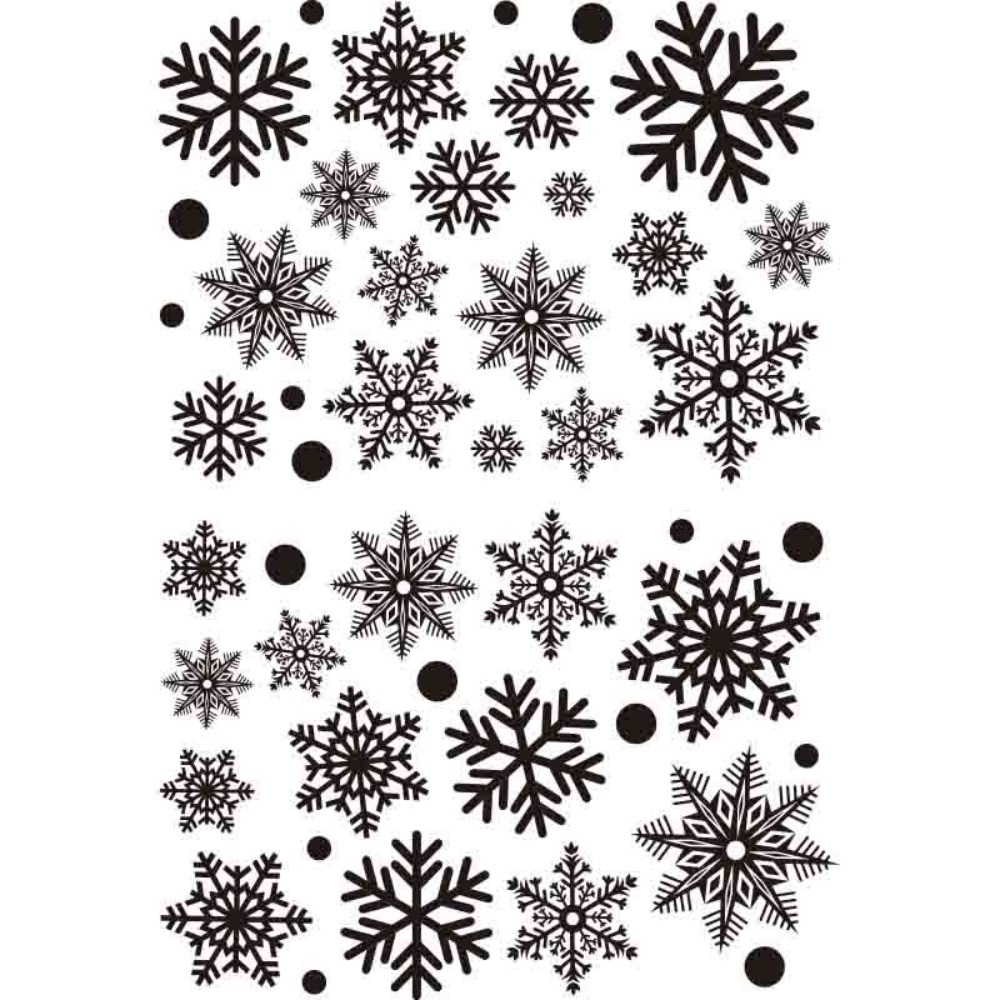 30 шт. ПВХ-наклейки «Рождестве – обзор и цена Snowflake Window Decal