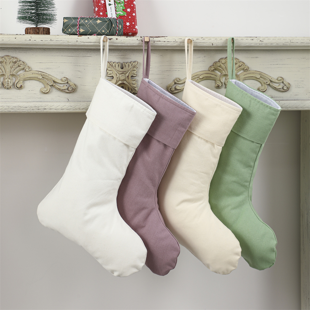 Льняные рождественские чулки,  – обзор и цена Christmas Stocking Hanging