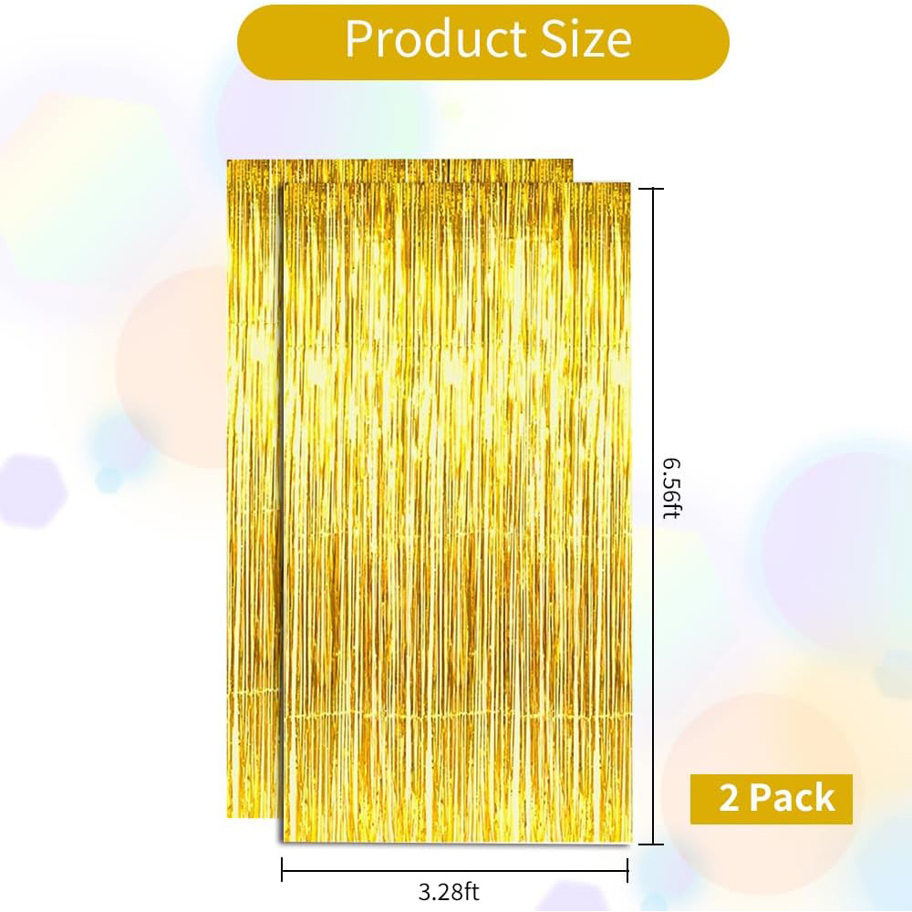 Набор из 2 штук: Золотые метал – обзор и цена Tinsel Garland Decoration