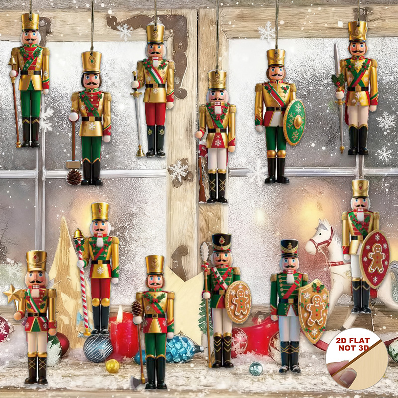 Набор из 12 деревянных 2D-фигу – обзор и цена Nutcracker Figurine