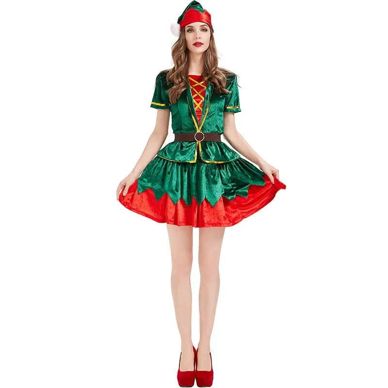 Женский рождественский костюм  – обзор и цена Elf Costume Christmas