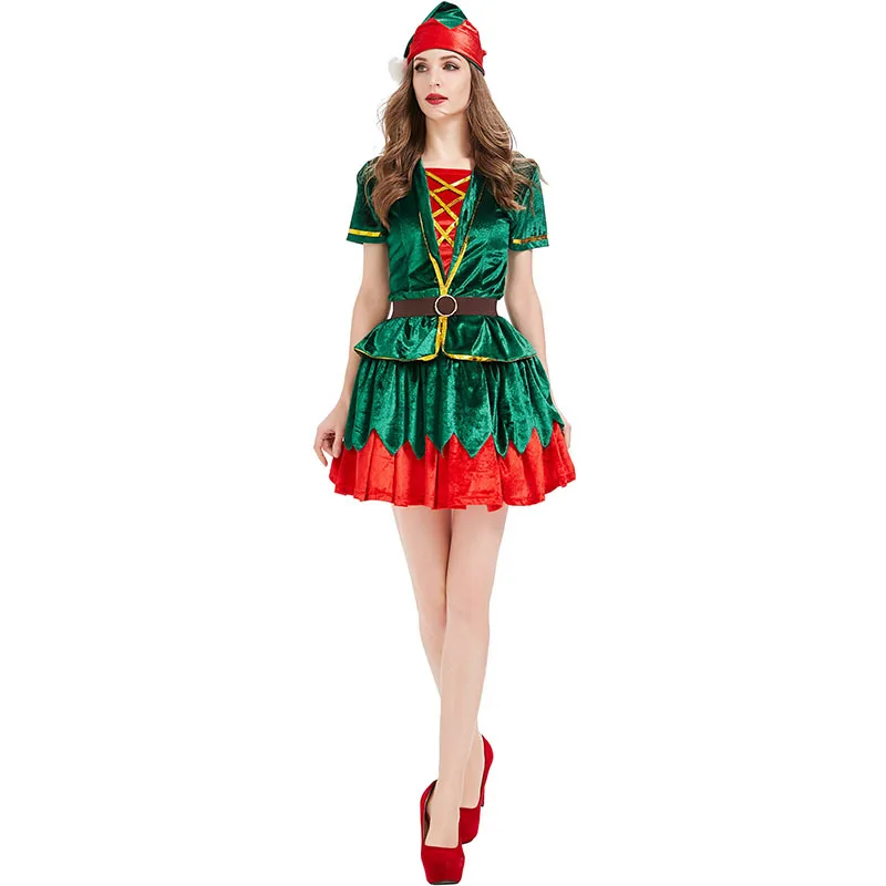 Женский рождественский костюм  – обзор и цена Elf Costume Christmas