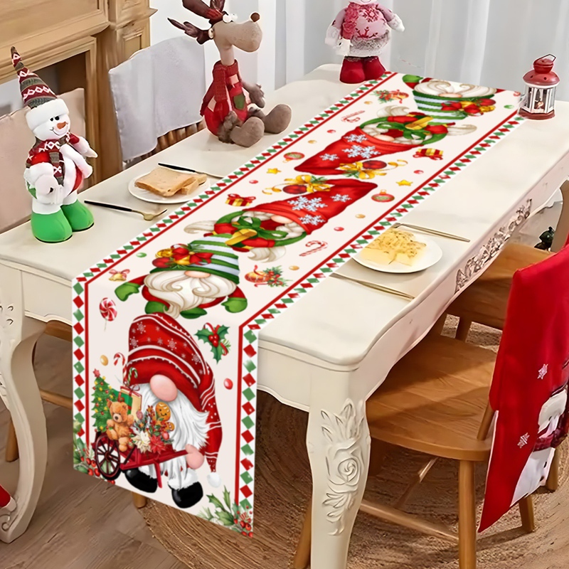 Рождественская дорожка для сто – обзор и цена Christmas Table Runner