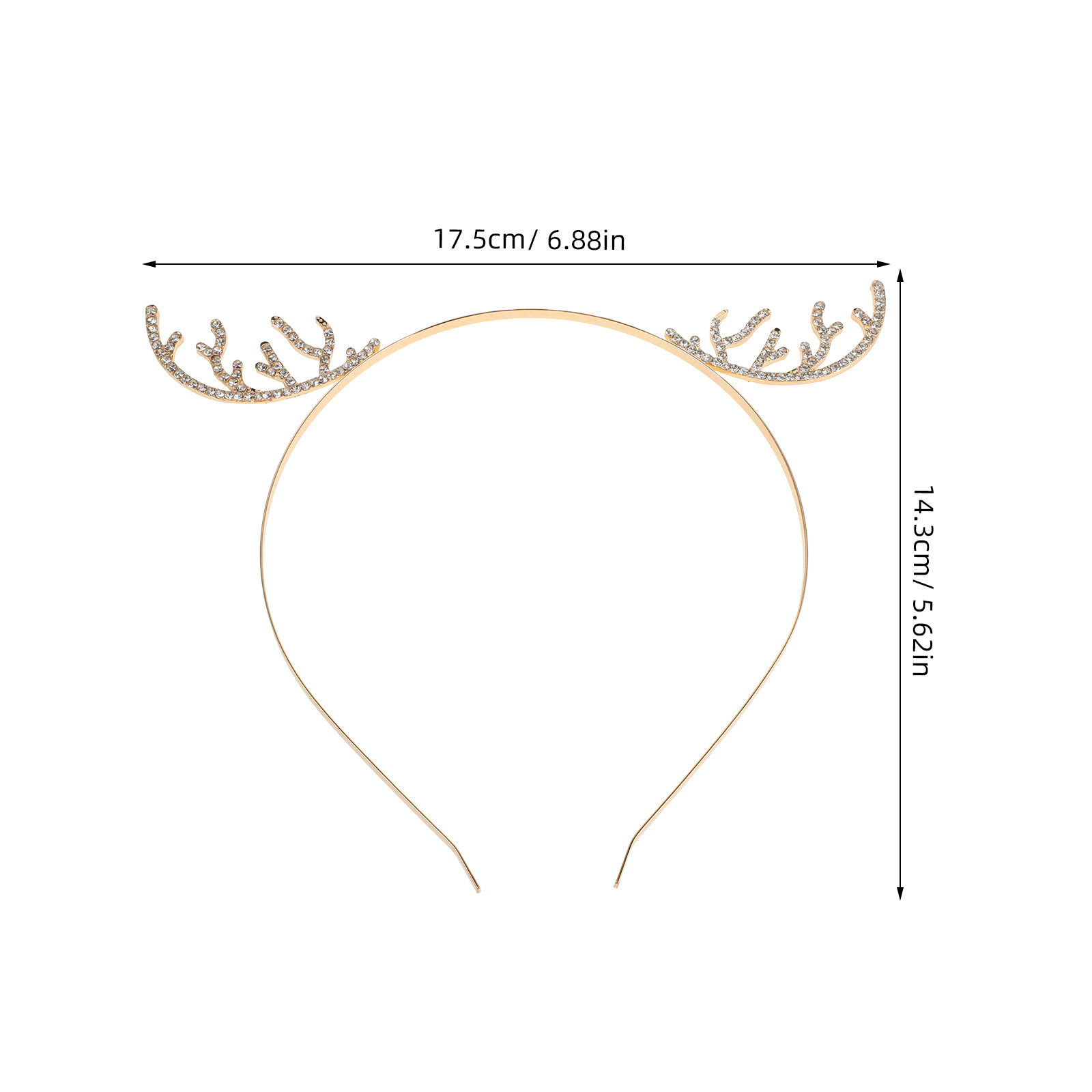 Праздничный ободок для волос с – обзор и цена Reindeer Antlers Headband