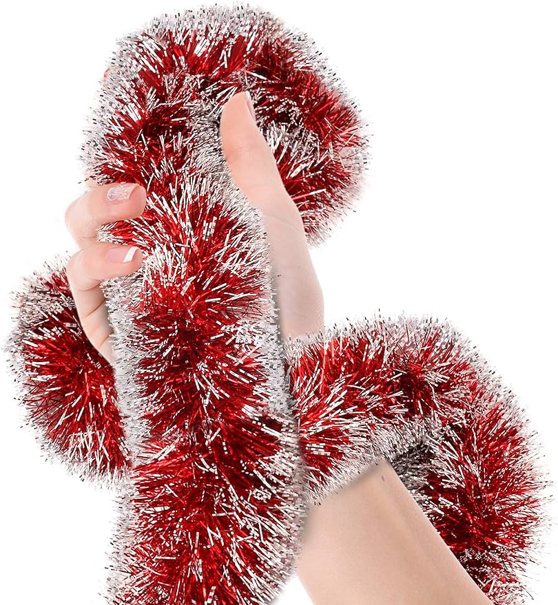 2 м Рождественская металлическ – обзор и цена Tinsel Garland Decoration