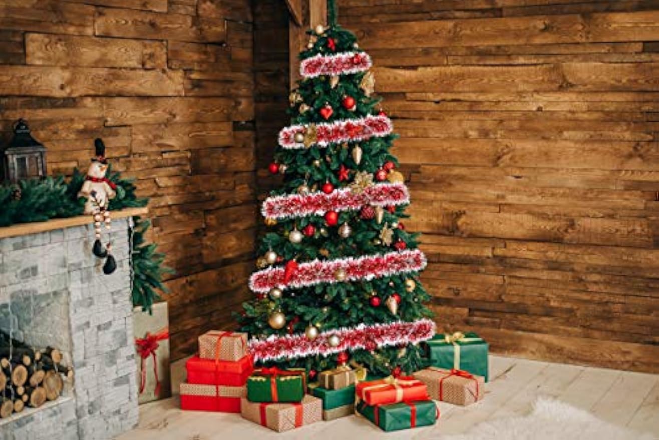 2 м Рождественская металлическ – обзор и цена Tinsel Garland Decoration