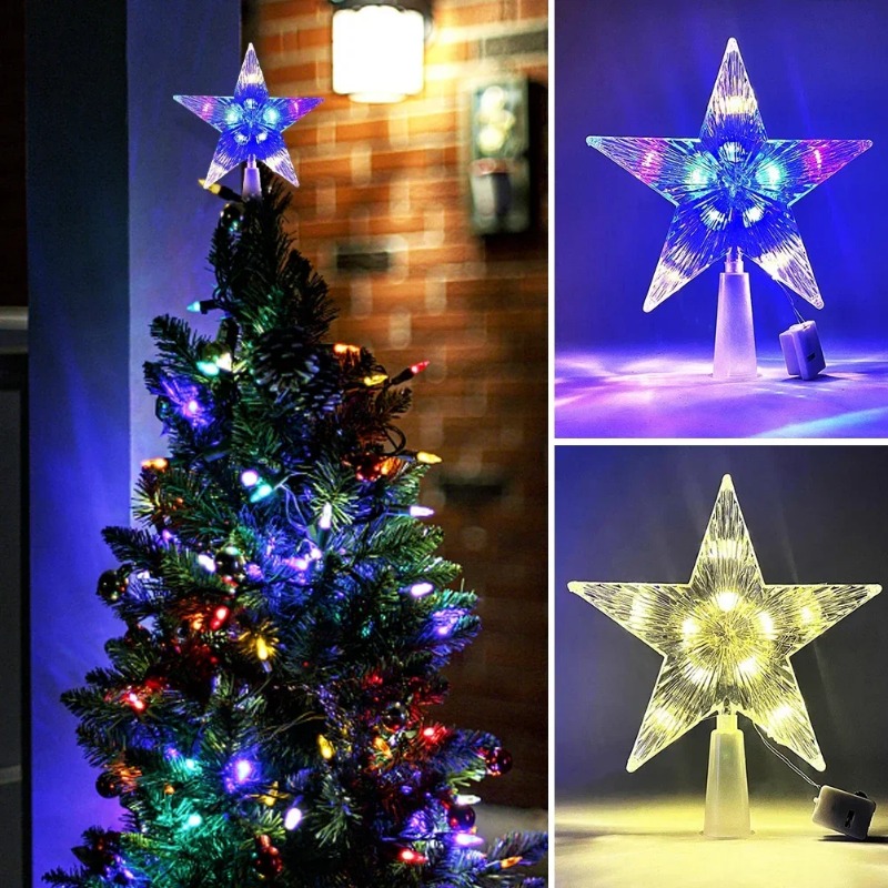 Светящийся рождественский топп – обзор и цена Star Tree Topper