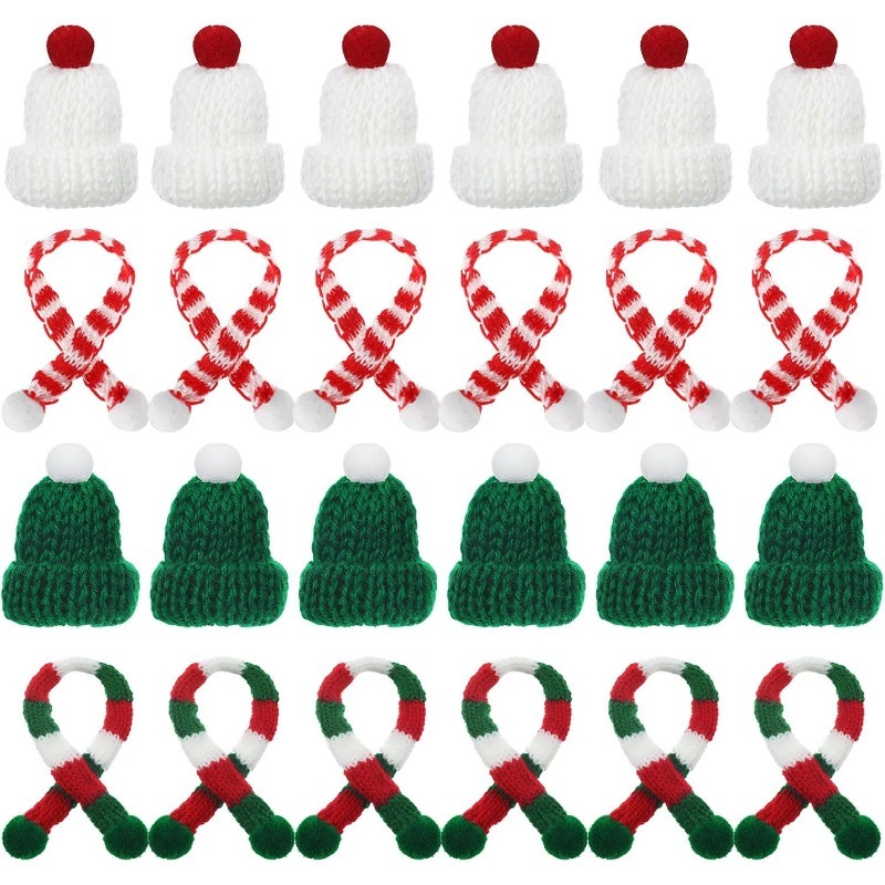 5/10 шт. рождественские украше – обзор и цена Santa Hat Plush