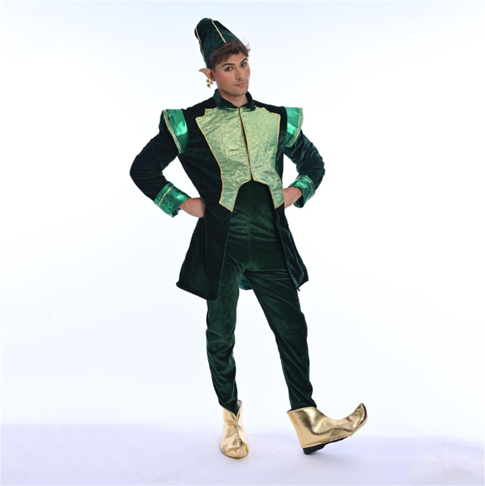 Роскошный бархатный костюм Сан – обзор и цена Elf Costume Christmas