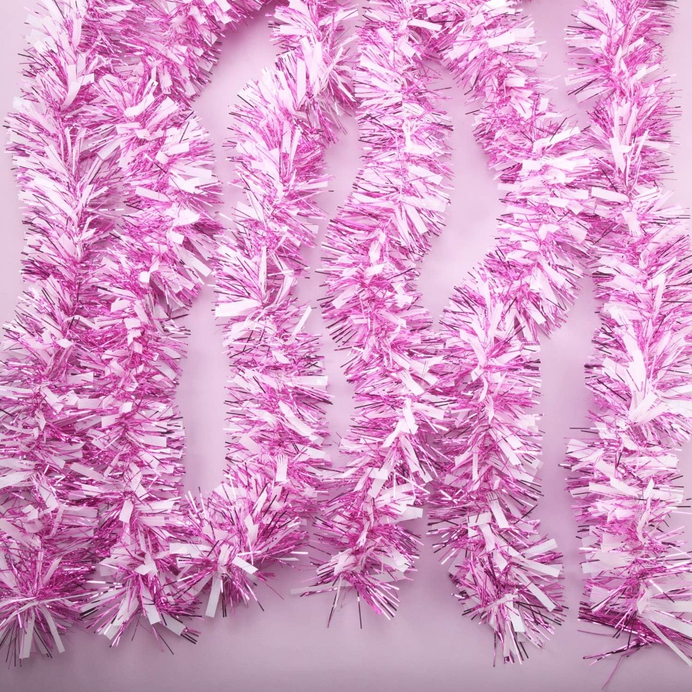 6 штук гирлянд из мишуры на Де – обзор и цена Tinsel Garland Decoration