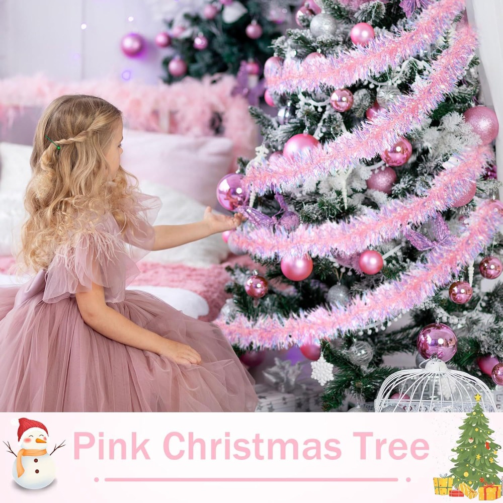 2М/9СМ Рождественская декорати – обзор и цена Tinsel Garland Decoration