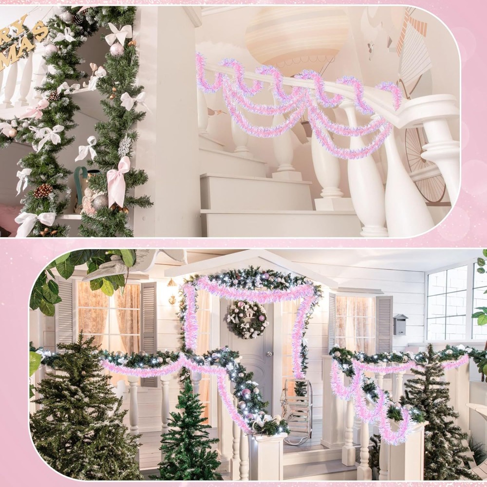 2М/9СМ Рождественская декорати – обзор и цена Tinsel Garland Decoration
