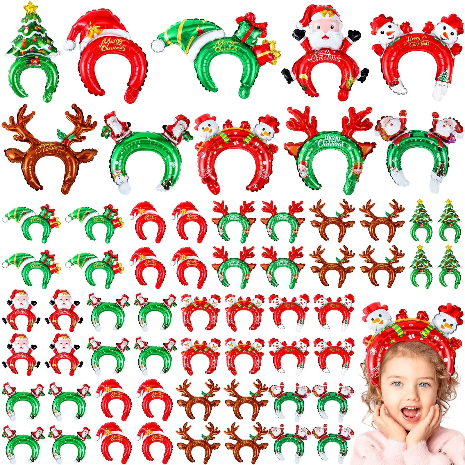 Рождественские надувные повязк – обзор и цена Reindeer Antlers Headband
