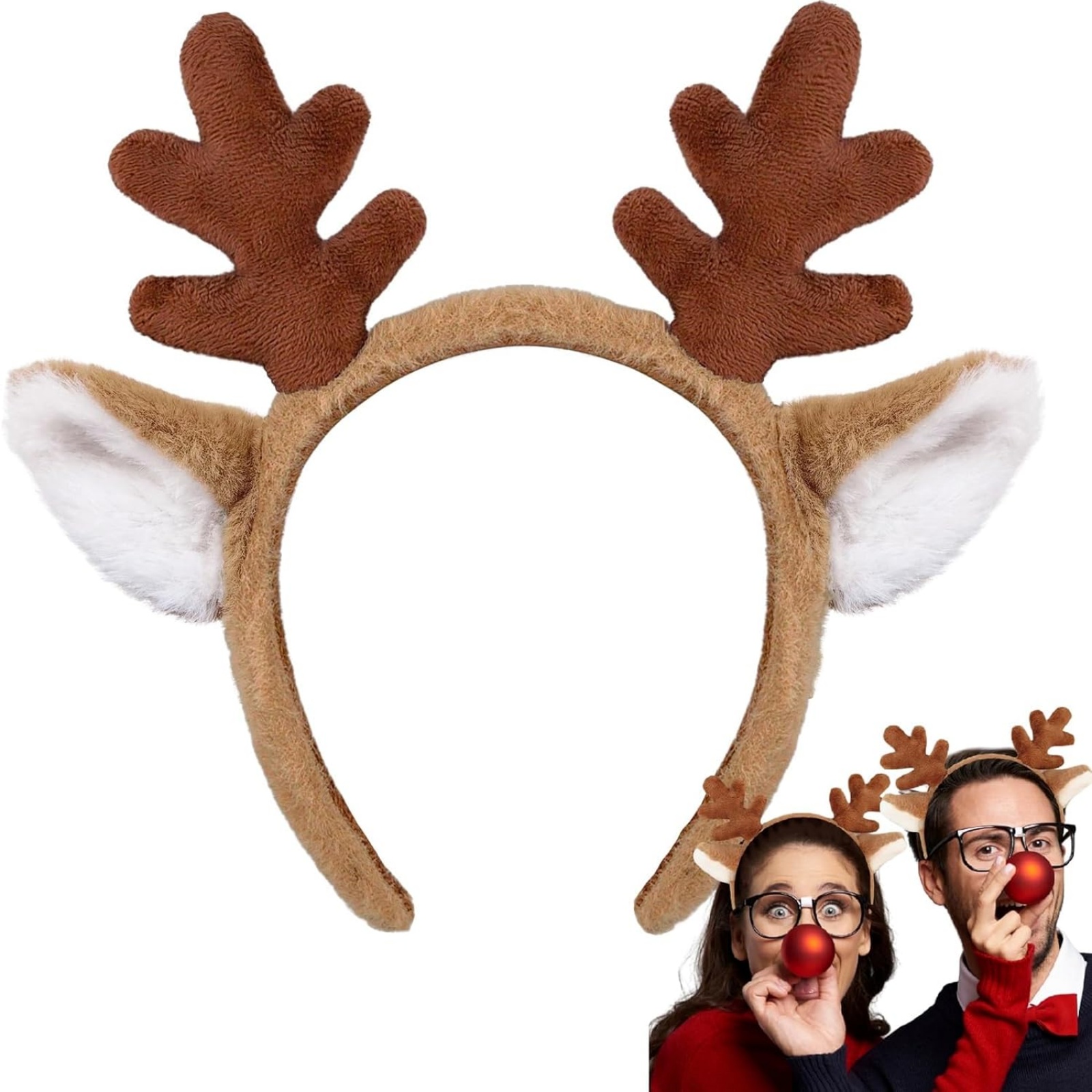 1 шт., рождественская повязка  – обзор и цена Reindeer Antlers Headband