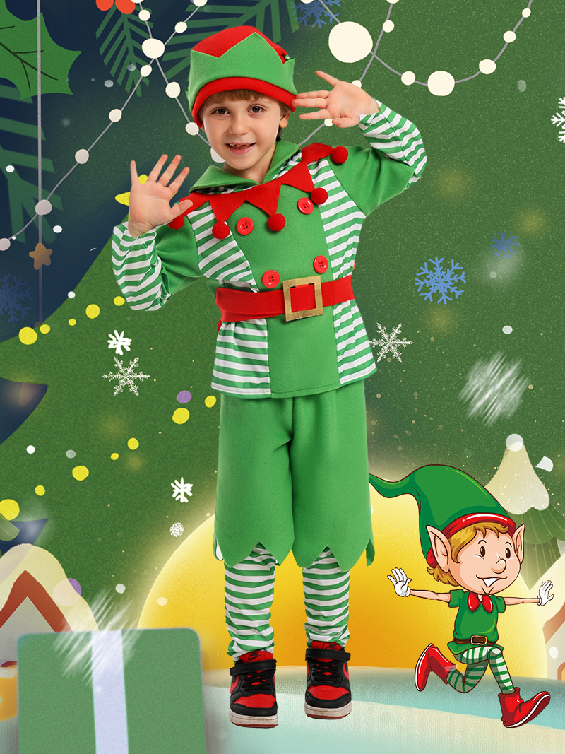 2025 Рождественский детский ка – обзор и цена Elf Costume Christmas
