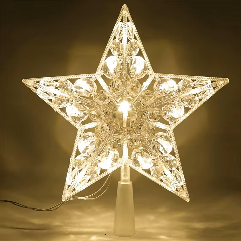 Светящаяся пятиконечная звезда – обзор и цена Star Tree Topper