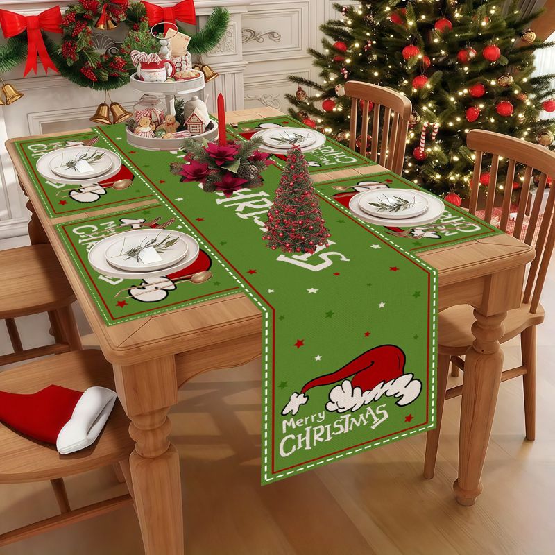 Набор милых рождественских ска – обзор и цена Christmas Table Runner