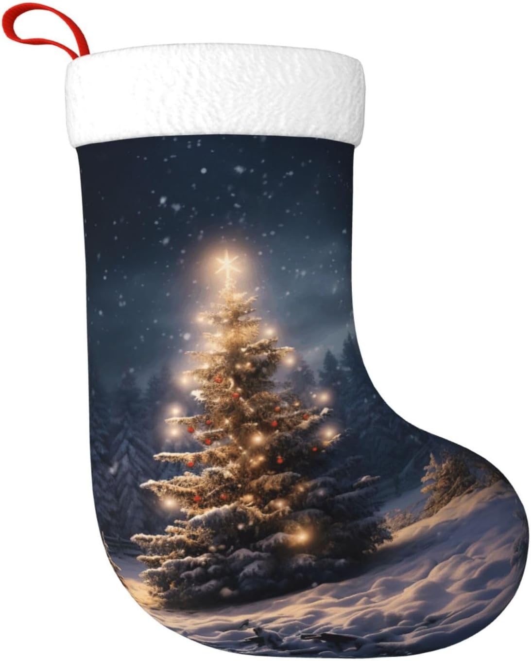 Рождественская елка, снег, под – обзор и цена Christmas Stocking Hanging