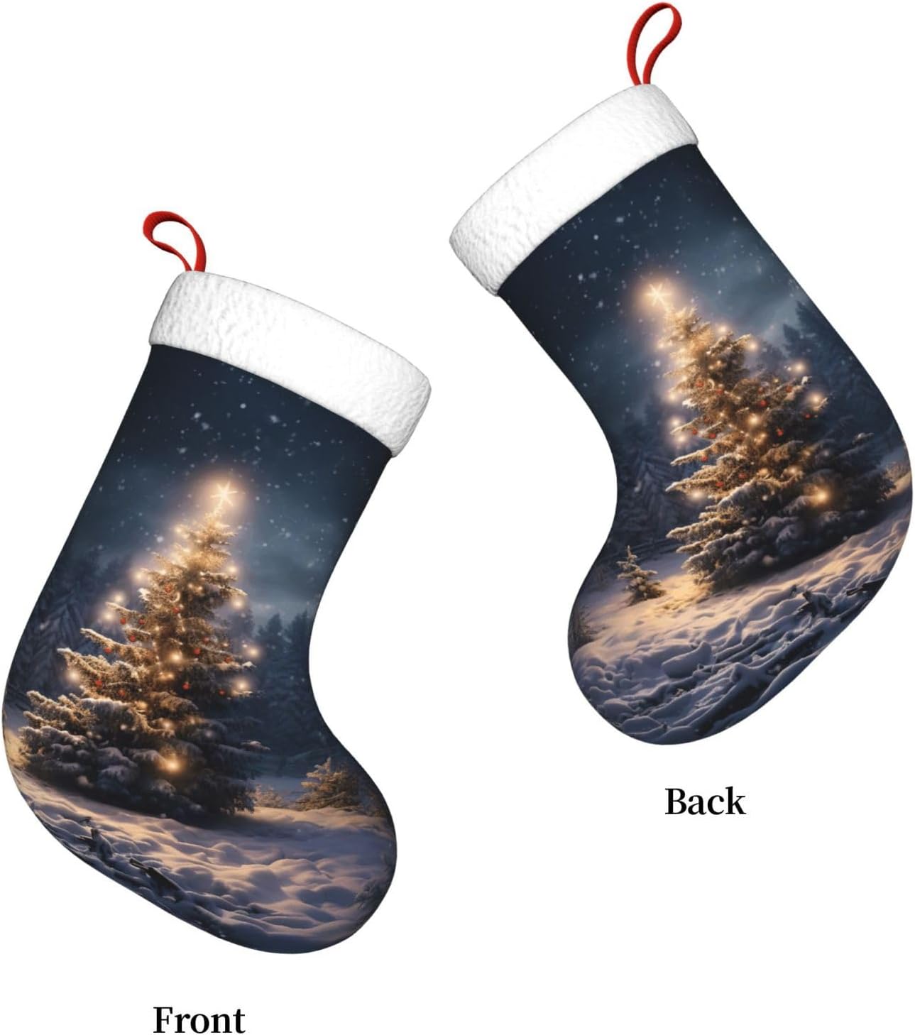 Рождественская елка, снег, под – обзор и цена Christmas Stocking Hanging