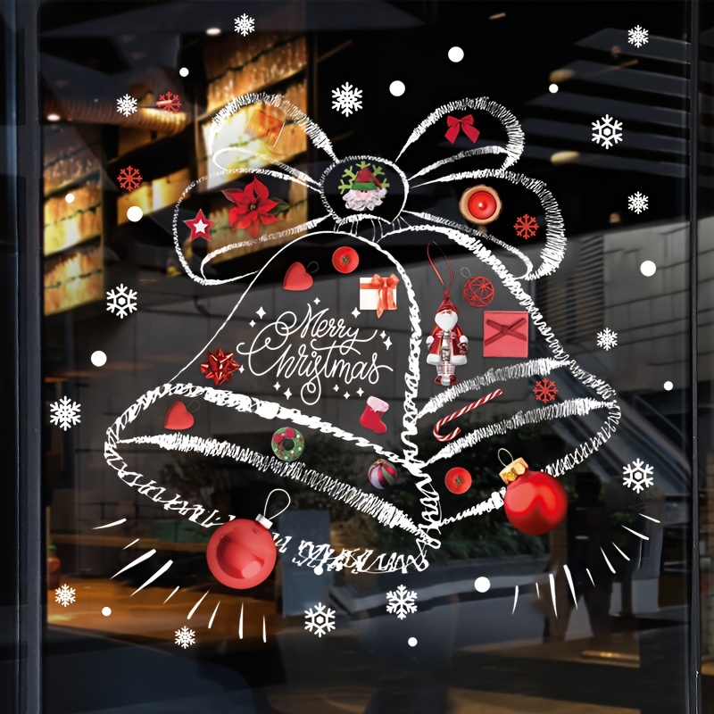 Рождественские наклейки: снежи – обзор и цена Snowflake Window Decal