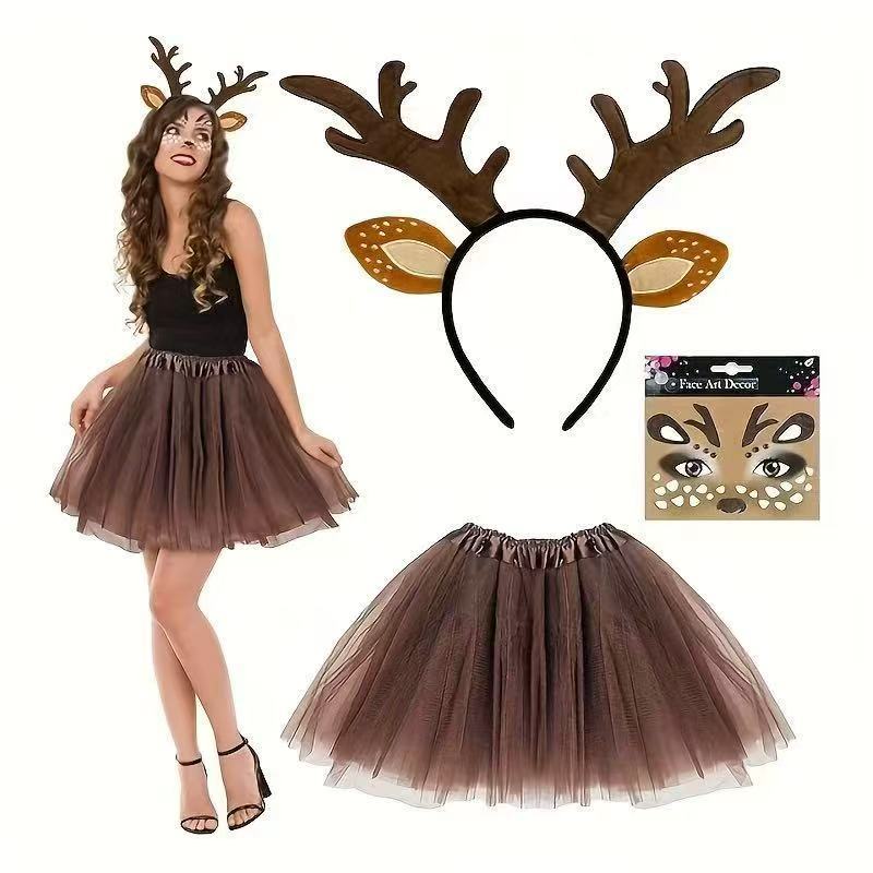 Костюм оленя: повязка на голов – обзор и цена Reindeer Antlers Headband