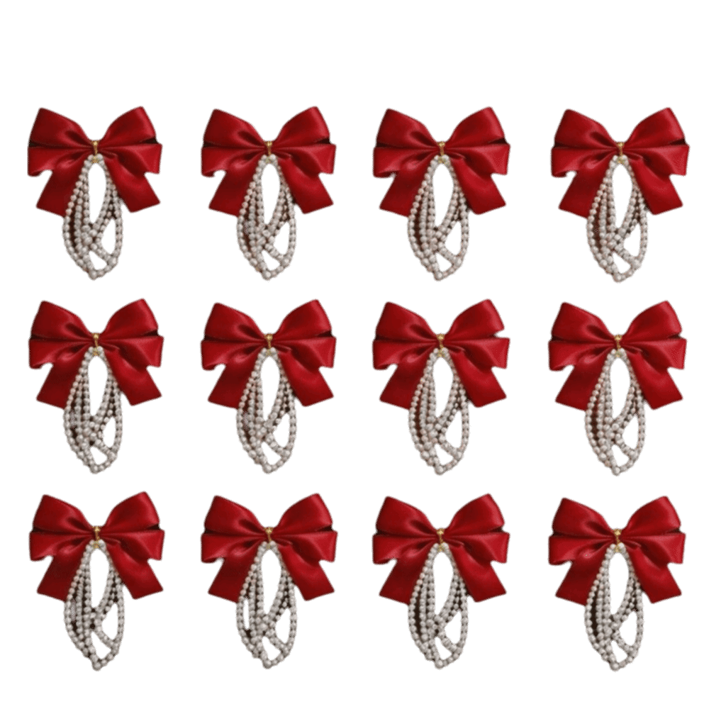 Набор из 12 бантов для рождест – обзор и цена Gift Box Wrap Set