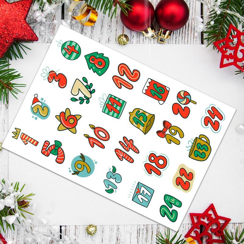 Наклейки с Рождеством, Адвент- – обзор и цена Advent Calendar Gift