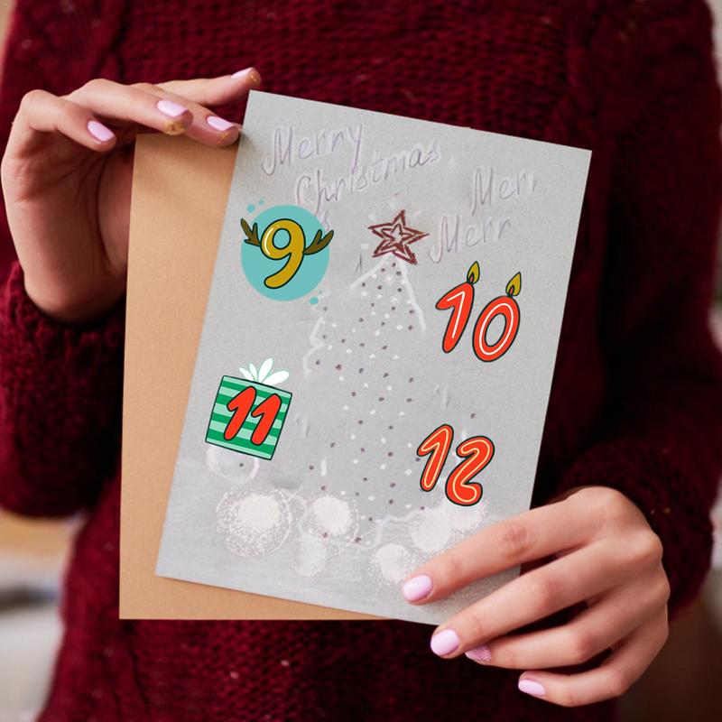 Наклейки с Рождеством, Адвент- – обзор и цена Advent Calendar Gift