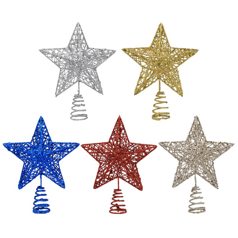 1 шт., золотой/серебристый/кра – обзор и цена Star Tree Topper